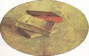 Vincent Van Gogh Still Life wtih Three Books (nn04) oil